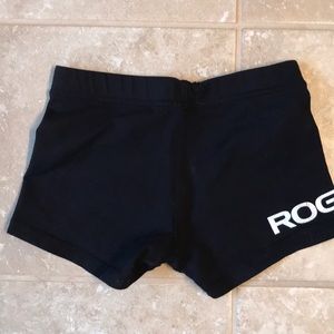 Black XS rogue Crossfit booty shorts